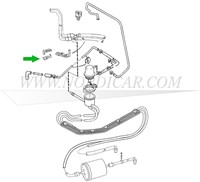 Clip Volvo 850 S/V70 (-98) C70 (-05) 6842467-2