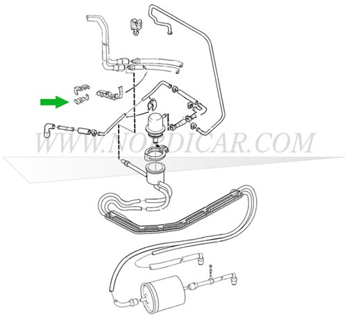 Clip Volvo 850 S/V70 (-98) C70 (-05) 6842467-2