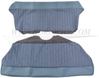Upholstery rear seat Blue set, seat and back  Volvo PV544 code 30-168 690055-2
