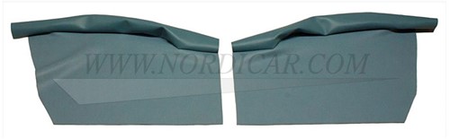 Zijpaneel bekleding set Blauw Achterzijde Links + Rechts Volvo PV544 690091-2