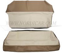 Housse de siège arrière Nougat ensemble, assise et dossier  Volvo PV544 code 37-194 690485-2