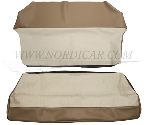 Upholstery rear seat Nougat set, seat and back Volvo PV544 code 37-194 690485-2