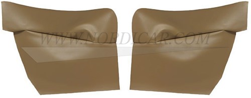 Upholstery rear fender set, seat & back - nougat Volvo 690491-2