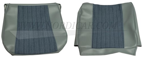 Vordersitzbezug Satz, Sitzfläche und Rückenlehne - blau Volvo 544 1961-1962 code 41-198 691560-2