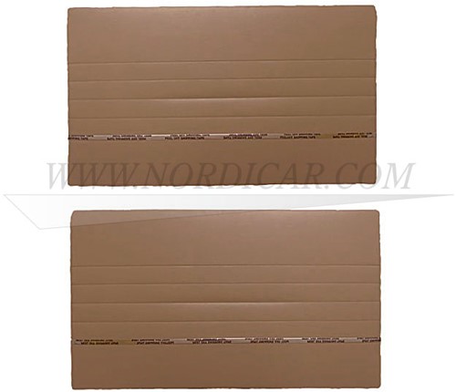 Upholstery doorpanel nougat set, left & right Volvo P210 690644-2