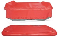 Upholstery rear seat Red set, seat and back Volvo PV544 code43-221 690780-2