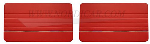 Kit de panneau de porte, gauche et droite - rouge Volvo 544 1962 690782-2