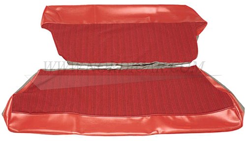 Upholstery rear seat Red set, seat and back Volvo PV544 code 45-223 690794-2