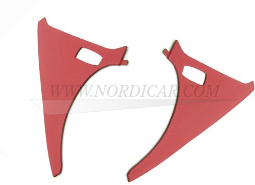 Paire de Panneau Montant C- Arrière Gauche et Droite- Rouge Volvo P1800S 691027-2