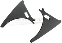 Paire de Panneau Montant C- Arrière Gauche et Droite- Noir Volvo P1800S 691029-2