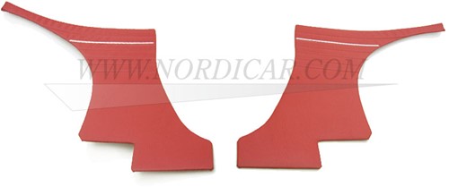 Side panel set red- Left and Right- Rear Volvo 1800S 691041-2