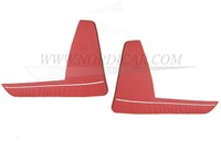 Door panel set red- Left and Right- Bottom Volvo P1800S 691047-2