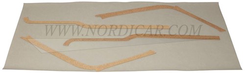 Panneau Montant B - Gris Gauche et Droite Volvo P210 691106-2