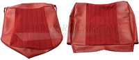 Front seat cover set, seat and back - red Volvo PV544 1964 code 50-240 691188-2