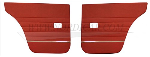 Door panel Red Rear, Left and Right  Volvo P120 220 63-64 code 156-249 159-251 162 691220-2