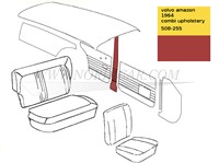 Panneau Montant B - Rouge Gauche et Droite Volvo 120 63-64 code 156-249 159-251 162-253 508255 691228-3