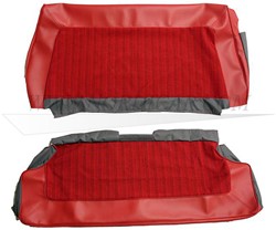 Achterbank Bekleding set Rood Zitting + Rugleuning Volvo Ama 2deurs code 414-247 691264