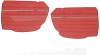 Door panel set red- Left and Right- top Volvo P1800S 691415-2