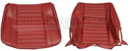 Front seat Upholstery Red Volvo Amazon code 167-502 175-523 416-514 420-532 510-518 691434-2