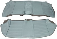 Achterbank Bekleding set Licht Blauw zitting + rugleuning Volvo Amazon 1965 code 170-505 691468-2