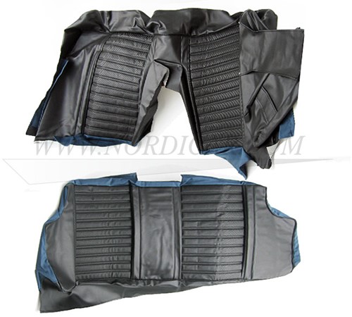 Upholstery rear seat Black set, seat and back Volvo Amazon code 417-515 428-584 691472-2