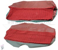 Achterbank bekleding set rood Zitting +Rugleuning Volvo PV544 1965 code 52-510 691532-2