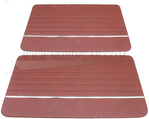 Türverkleidung Rot, Links und Rechts Volvo 544 1965 code 52-510 691534-2