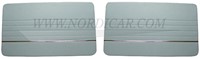 Door panel set, left and right - blue Volvo 544 65-66 691564-2