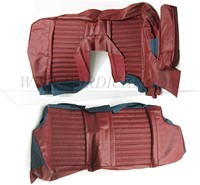 Upholstery rear seat Red set, seat and back Volvo Amazon code 416-514 420-532 691772-2