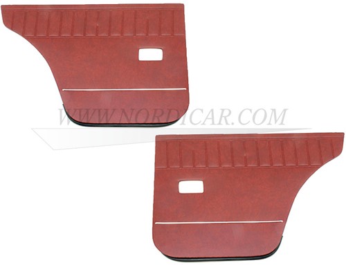 Türverkleidung Rot, Hinten Links und Rechts Volvo Amazon P120 P220 1965-1966 691811-2