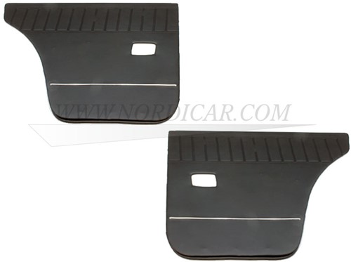 Türverkleidung Schwarz, Hinten Links und Rechts Volvo Amazon P120 P220 692000-2