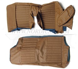 Achterbank bekleding bruin Rugleuning en Zitting 130 code 425-552 excl P130 VENV