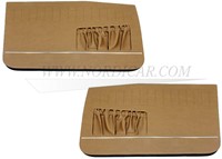Door panel set brown- Left and Right- Front Volvo Amazon 2drs P130 66-68 code 425-552  692161-2