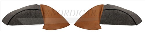 Upholstery wheel arch set, left and right - brown Volvo Amazon combi kleurcode 519 1967 1966-1968 692167-2