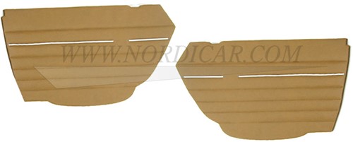 Door panel set brown- Left and Right- top Volvo 1800S 692178-2