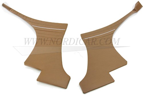 Zijpaneelset Bruin Achterzijde Links + Rechts  Volvo 1800S 692182-2