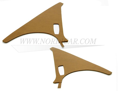 C-stijlpaneel set bruin Links Achter en Rechts Achter Volvo 1800S 692184-2