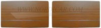 Door panel set, left and right - brown Volvo Duett P210 692268-2