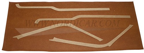 B-Säule Panel Braun Links und Rechts Volvo P210 code 229-543 230-544 692274-2