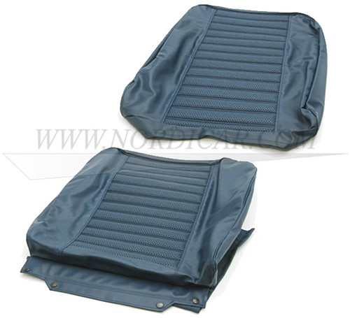 Stoel bekleding set blauw Zitting + Rugleuning (1 stoel) Volvo Amazon code 431-596 523-599 692887-2