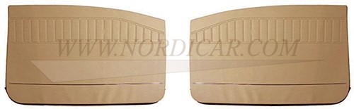 Deurpaneel set Beige Voorzijde Links + Rechts Volvo Amazon code 430-595 1969 692906-2