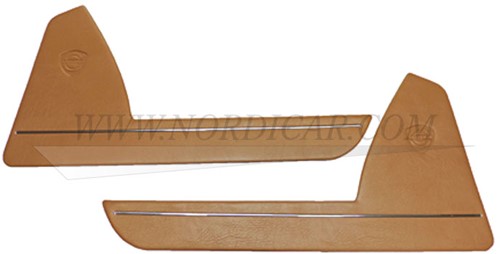 Deurpaneel set Goud metallic Onderzijde Links + Rechts  Volvo P1800E 70-71 694214-2