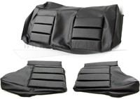 Upholstery rear seat Black set, seat and back Volvo 1800E 37550- 1800ES 695717-2