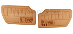 Door panel set brown- Left and Right- Front Volvo 1800E 37550- 1800ES 696669