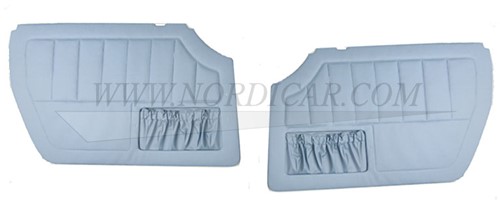Door panel set blue- Left and Right Volvo 1800E 37550- 1800ES 696670-2
