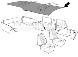 Ciel de toit Volvo 245 75-93 698992