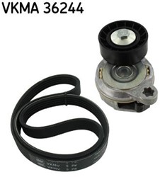 Tendeur de courroie, courroie trapézoïdale à nervures  Volvo V70 08- S80 07- S60 11- V60 -18 31330379  31316674