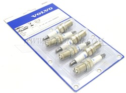 Spark plug set 6 pieces Volvo 960 S/V90 B6304 6254 S80 -06 8642661