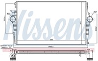 Ladeluftkühler Nissens Volvo S60 S80 V70 XC70 03- benz 8671694