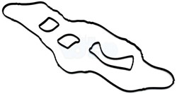 Gasket, Valve cover B4184SX/B4204SX Volvo V70 (08-) S/V40 (-04) S40 (04-) V50 S80 (07-) 8694684